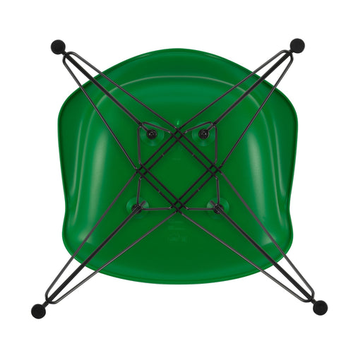 Cadeira de Braços em Plástico Eames DAR / Base Preta